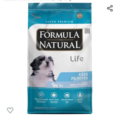 RAÇÃO FÓRMULA NATURAL